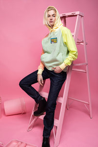 TF X SpongeBob Color Block Hoodie